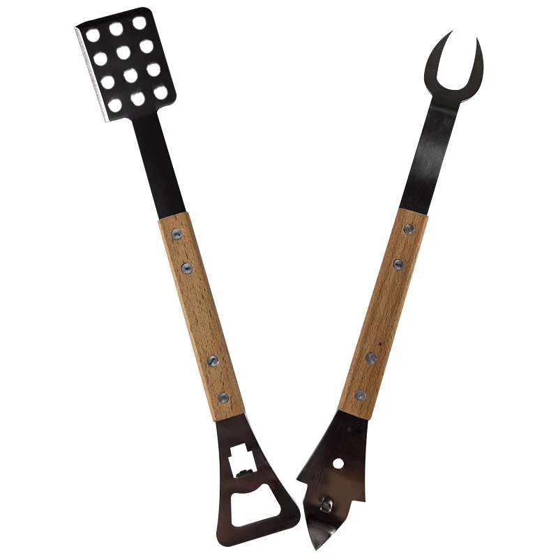 Multifunctional BBQ Barbecue Tool Food Tong Clips Stainless Steel Detachable Barbecue Clamp Pliers