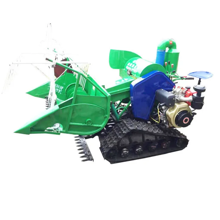 Горячая продажа Заводская поставка мини-комбайн для сбора урожая риса с гусеничным новые Лучшая цена, высокое