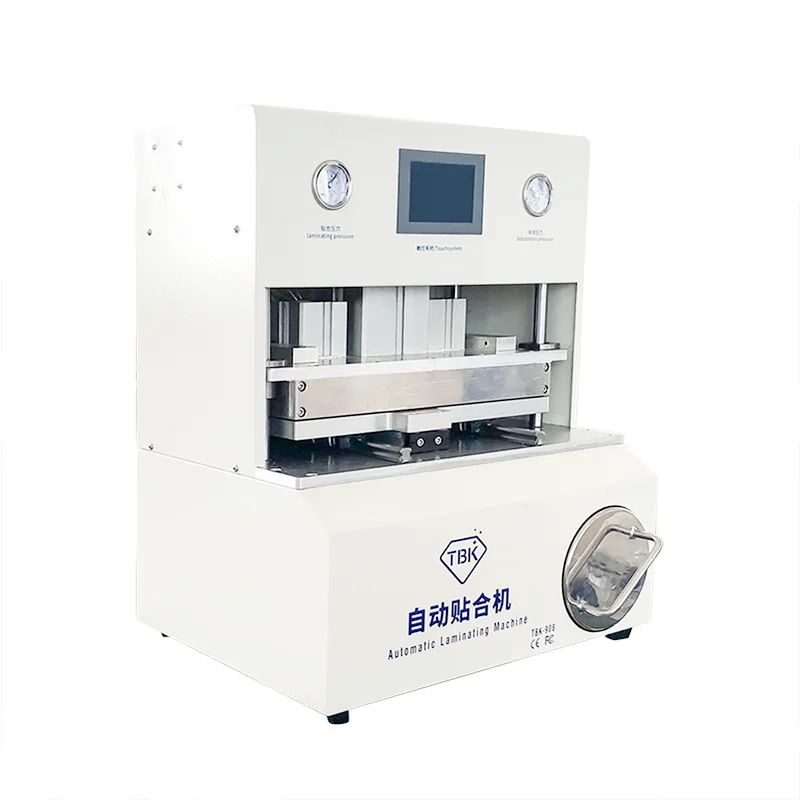 The new TBK 908 Automatic Bubble Removal Curved Screen OCA LCD Vacuum  Airbag Laminating Machine Curved Touch Screen