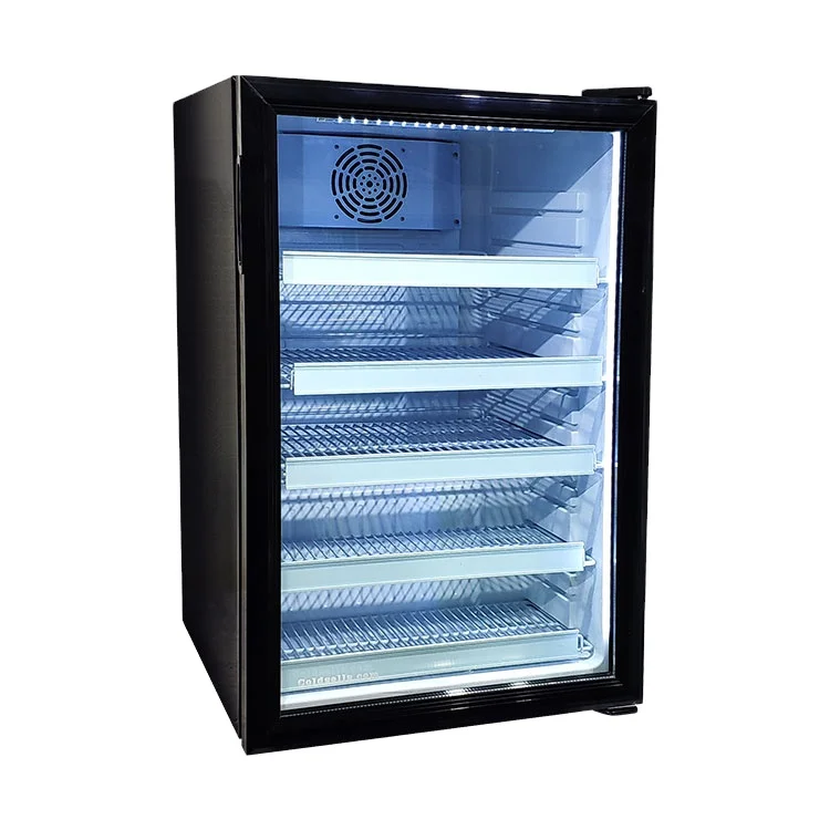 Meisda high quality SC130 glass showing dessert display refrigerator