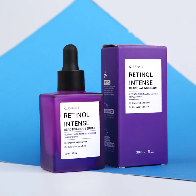 OEM Custom Logo Retinol Intense Reactivating Serum for Face Acne Mark Pore Minimizer Korean Anti Aging Skin Care Products