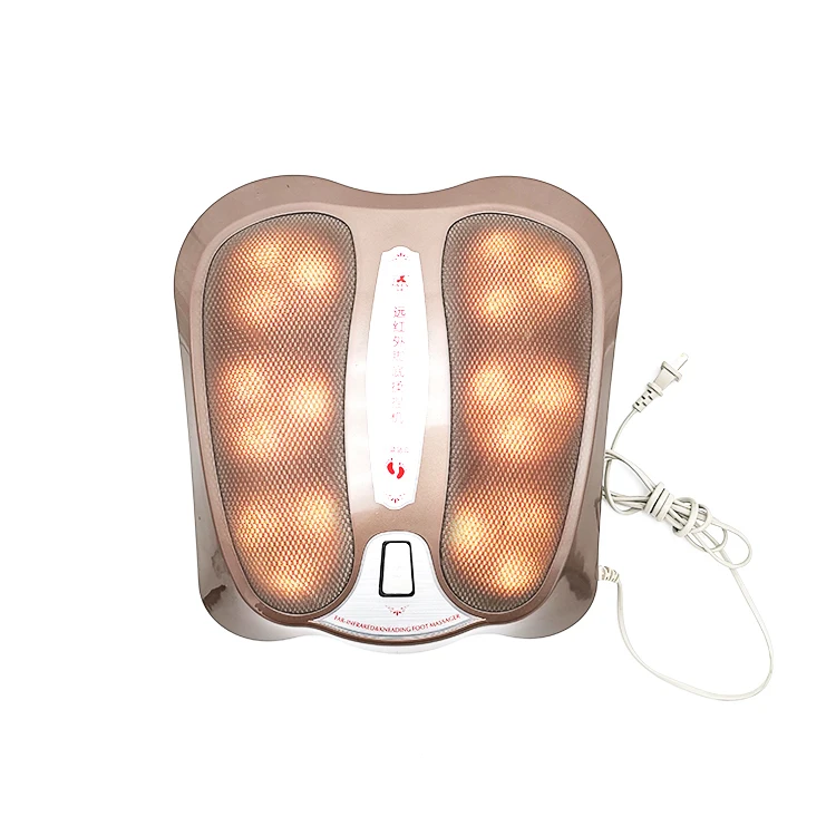 
PX-105 RTS (Champagne Golden) Hot Sale Far-infrared Kneading Foot Massager Stimulator Feet Massager 