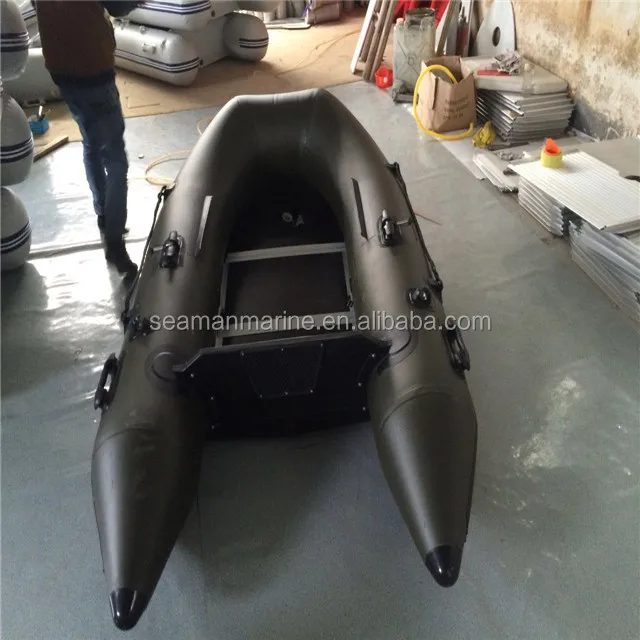 Inflatable Boat,rubber Rescue Boat with Aluminum Floor  for Fishing