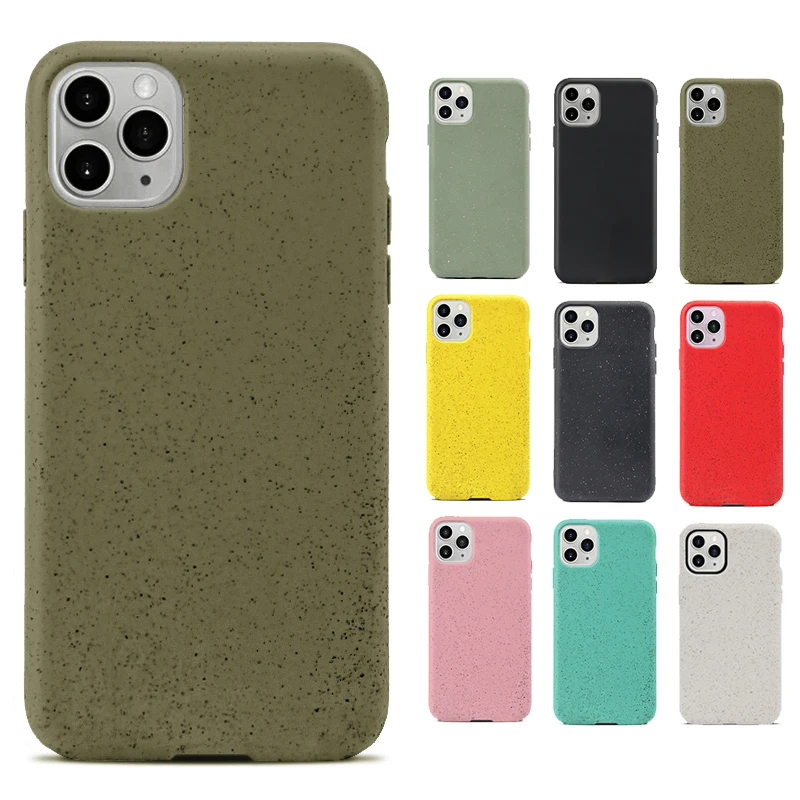Bio degradable compostable eco friendly recyclable PLA Biodegradable phone case for iPhone 11 PRO MAX