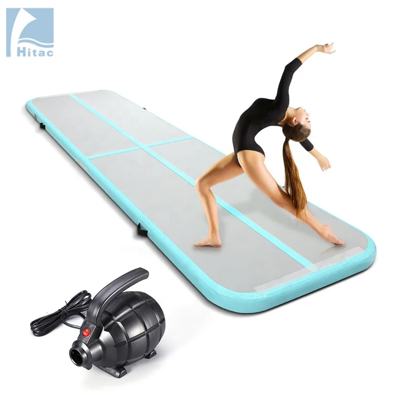 Cheap Inflatable Air Tumbling Gymnastics Mats DWF Gym Training Inflatable Air Track For Sale