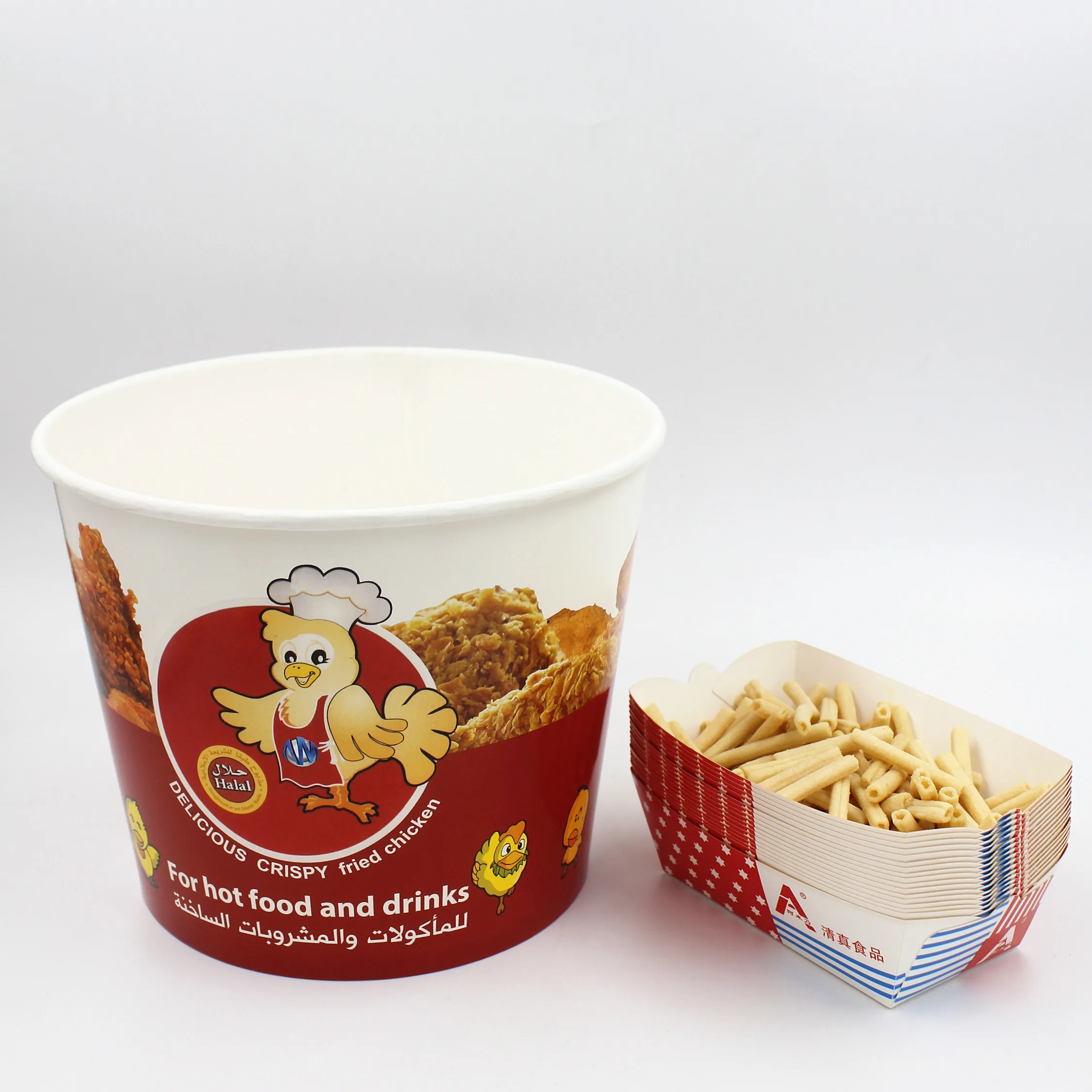 150 унций красивые ведра для жареной курицы с логотипом на заказ ведро KFC крышкой