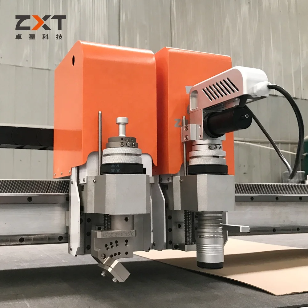 Corrugated Cardboard CNC Flatbed Cutter Machine with CCD Camera