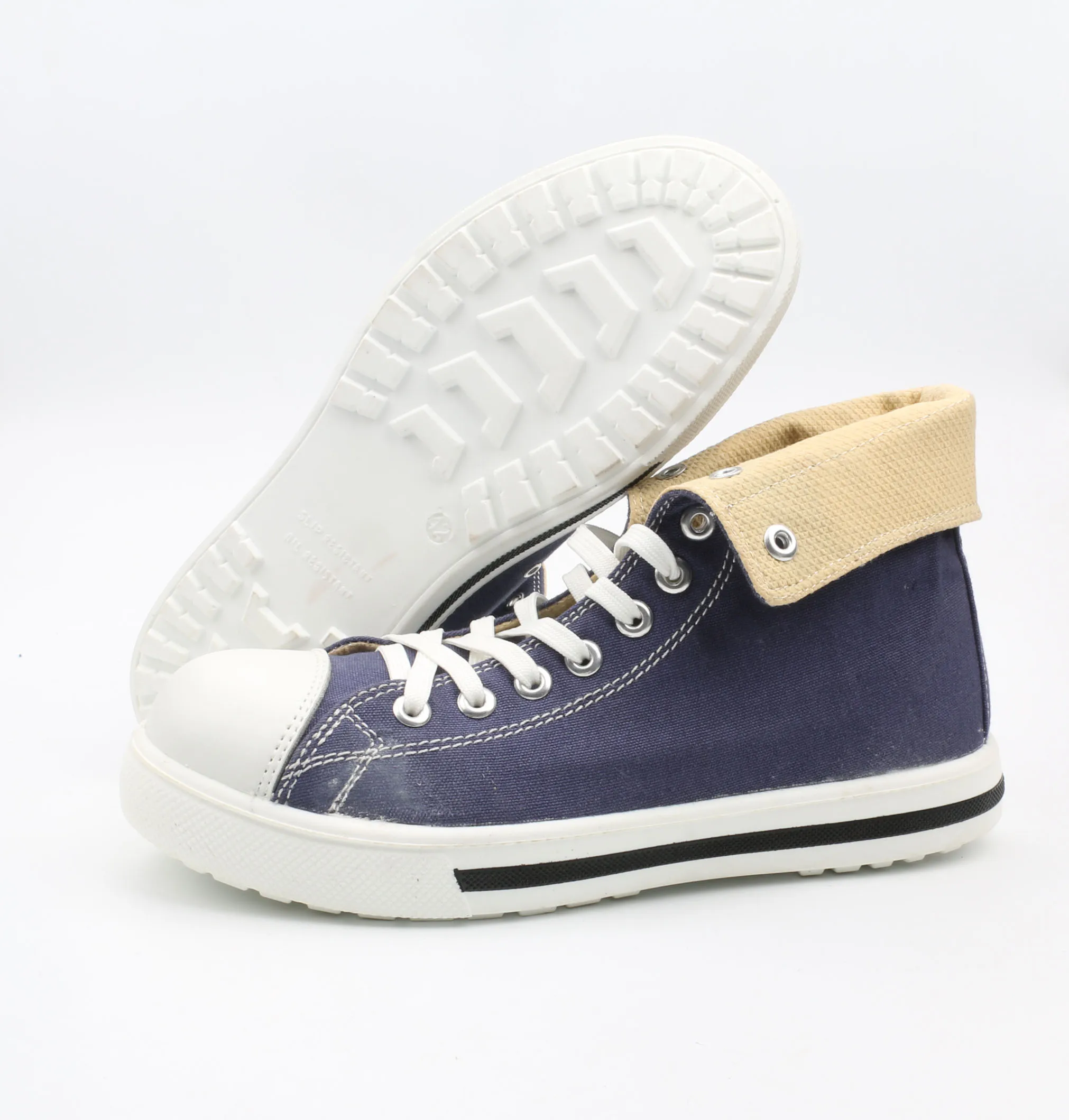 Hot-selling Factory Injection Slip on Steel Toe Cap Security Labor Working Boots Safety Shoes