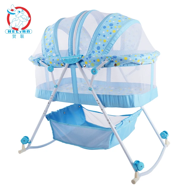 
Sell high quality baby crib mobile convenient multifunctional bed cradle bed fence foldable baby bed 