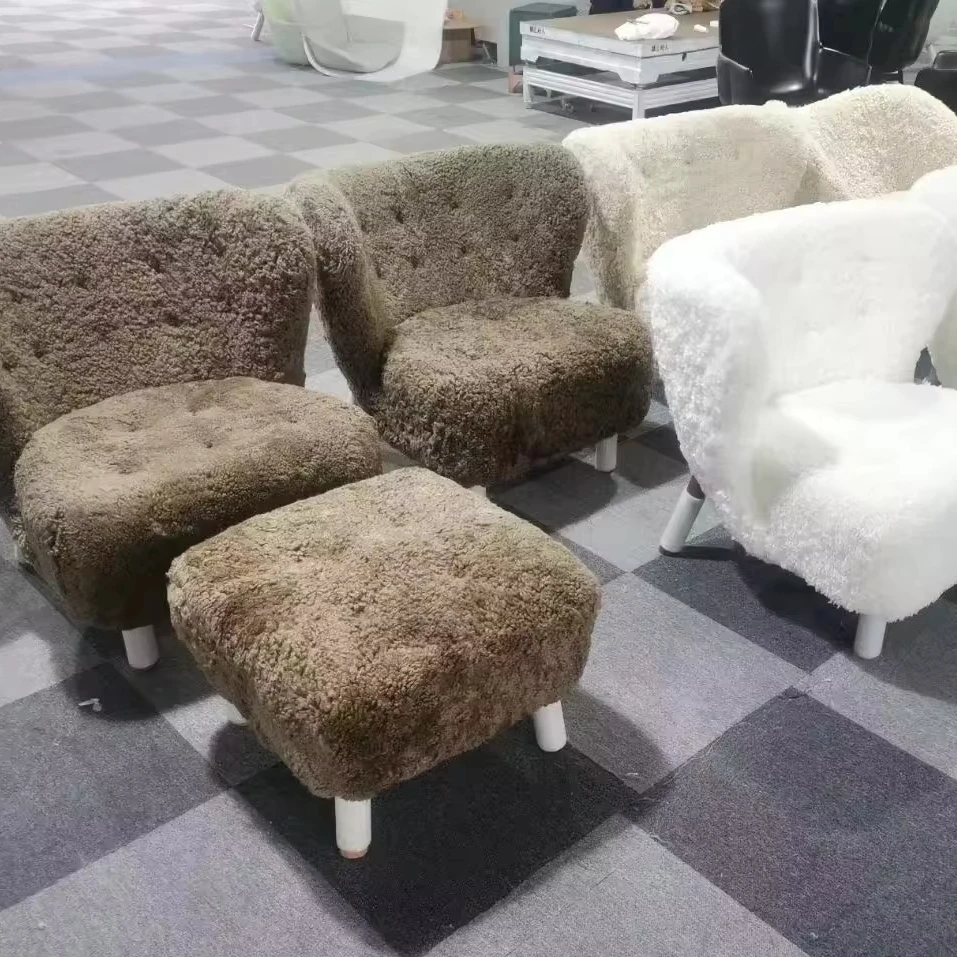 Wholesale price single color soft genuine sheep skin sheepskin pelts animal fur for furniture upholstery lambskin