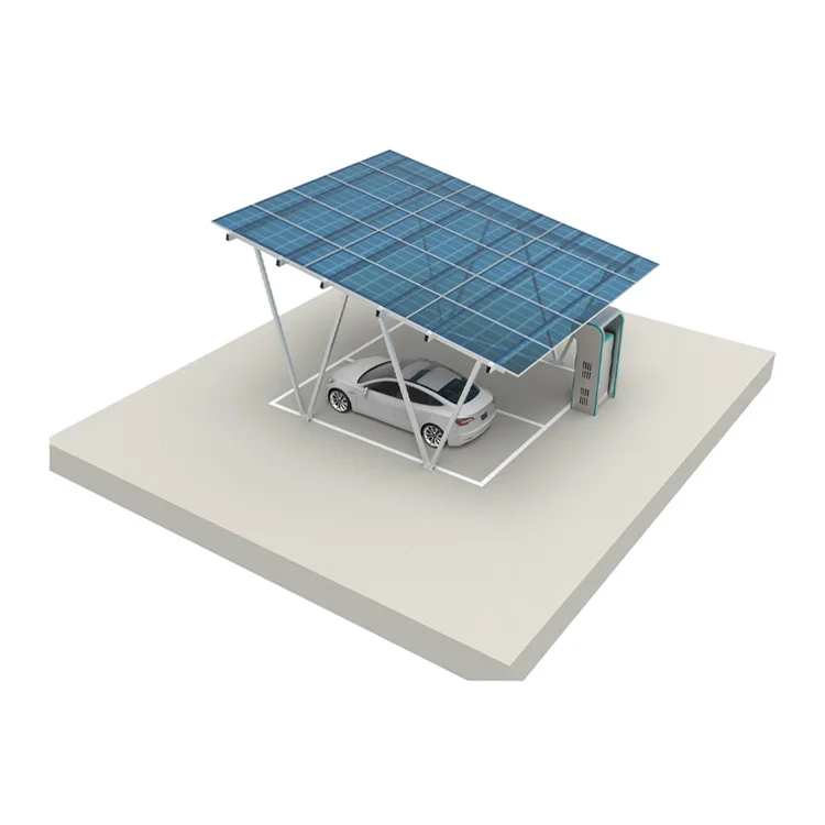 BRISTAR  Solar Carport with Charging Station Convenient for Electric Vehicles