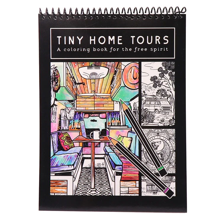 Custom Adult Softcover Coloring Book Printing Design Your Own Book for Adults