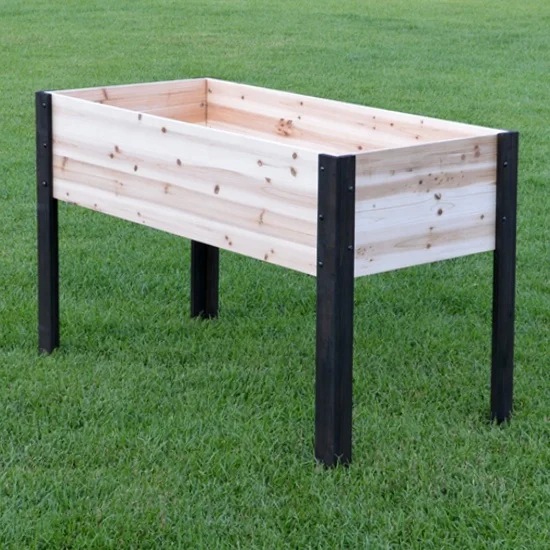 
48inch Raised Garden Planting Tables Elevated Trough Container Planters 