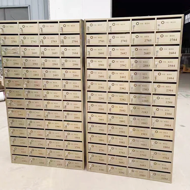 Steel 20 Door Outdoor Mailbox/Apartment Postbox/Metal Office Locking Mailbox For Letters Commercial Mail Box For Sale