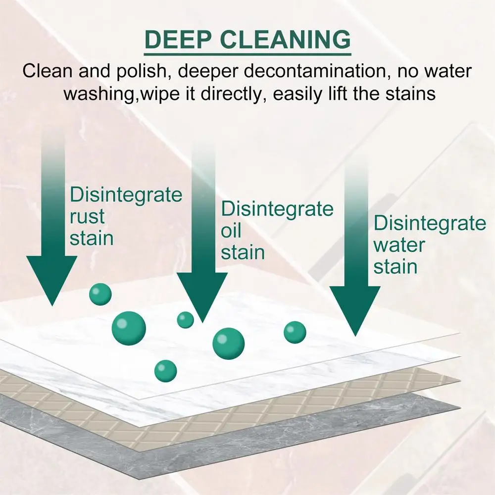 deep cleaning Floor Cleaner safe health Tile Stone Cleaner Powder Quickly oil Stone Tile kitchen Stain Remover