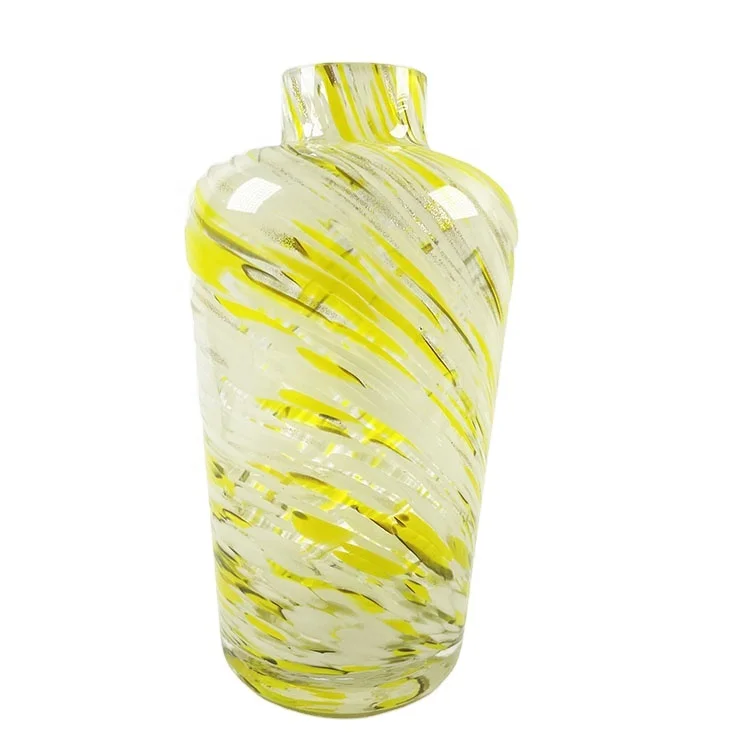Роскошная пустая круглая стеклянная ваза ручной работы флакон-диффузор с логотипом и цветными цветами для украшения дома