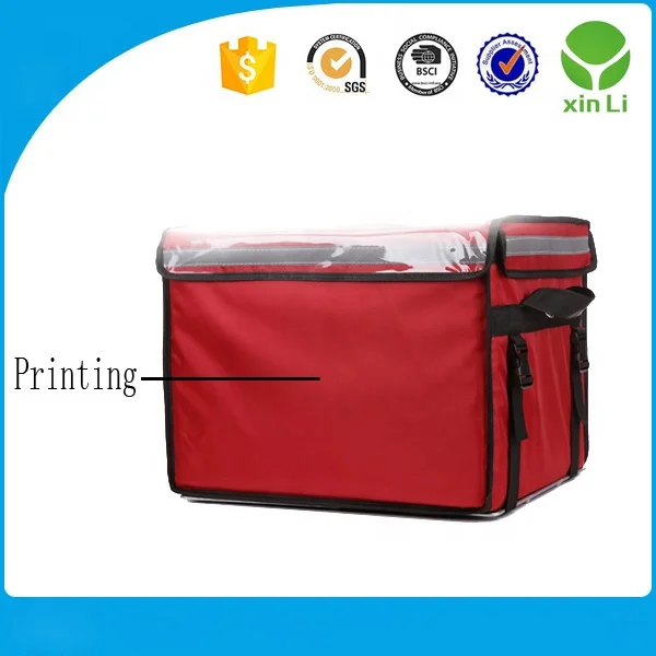 A style China Supplier whole insulated motorcycle pizza delivery box