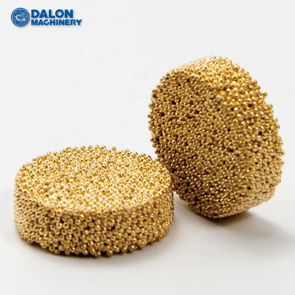 DALON sintered porous powder metal bronze brass mesh disc filter