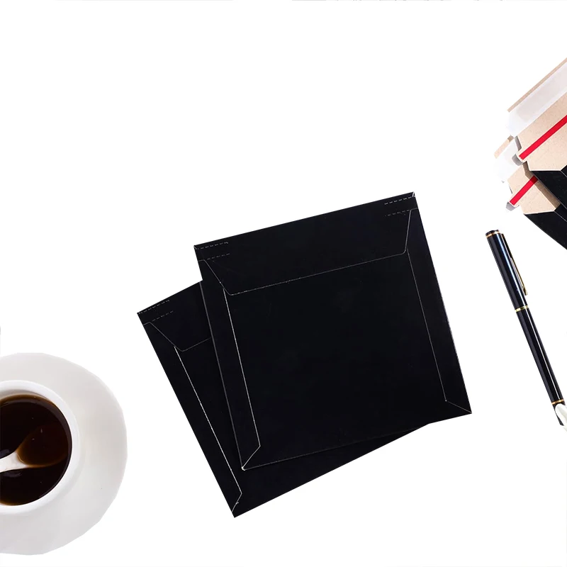 Eco Friendly Rigid Flat Mailers Shipping Cardboard Envelopes CD Envelopes with Self Adhesive Flap