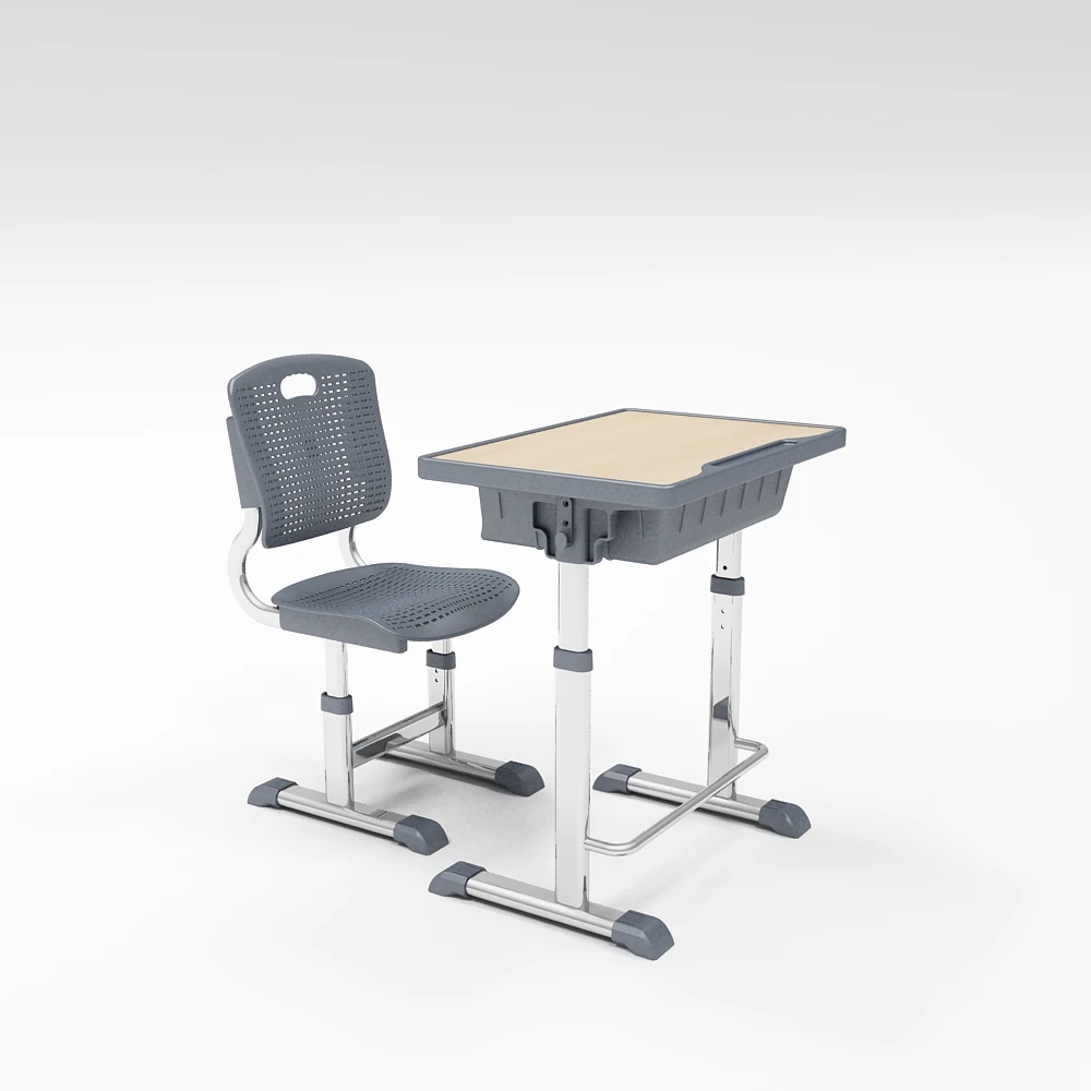 Cheap School Furniture Primary School Furniture Student Desk And Chair Set Metal Table And Bench