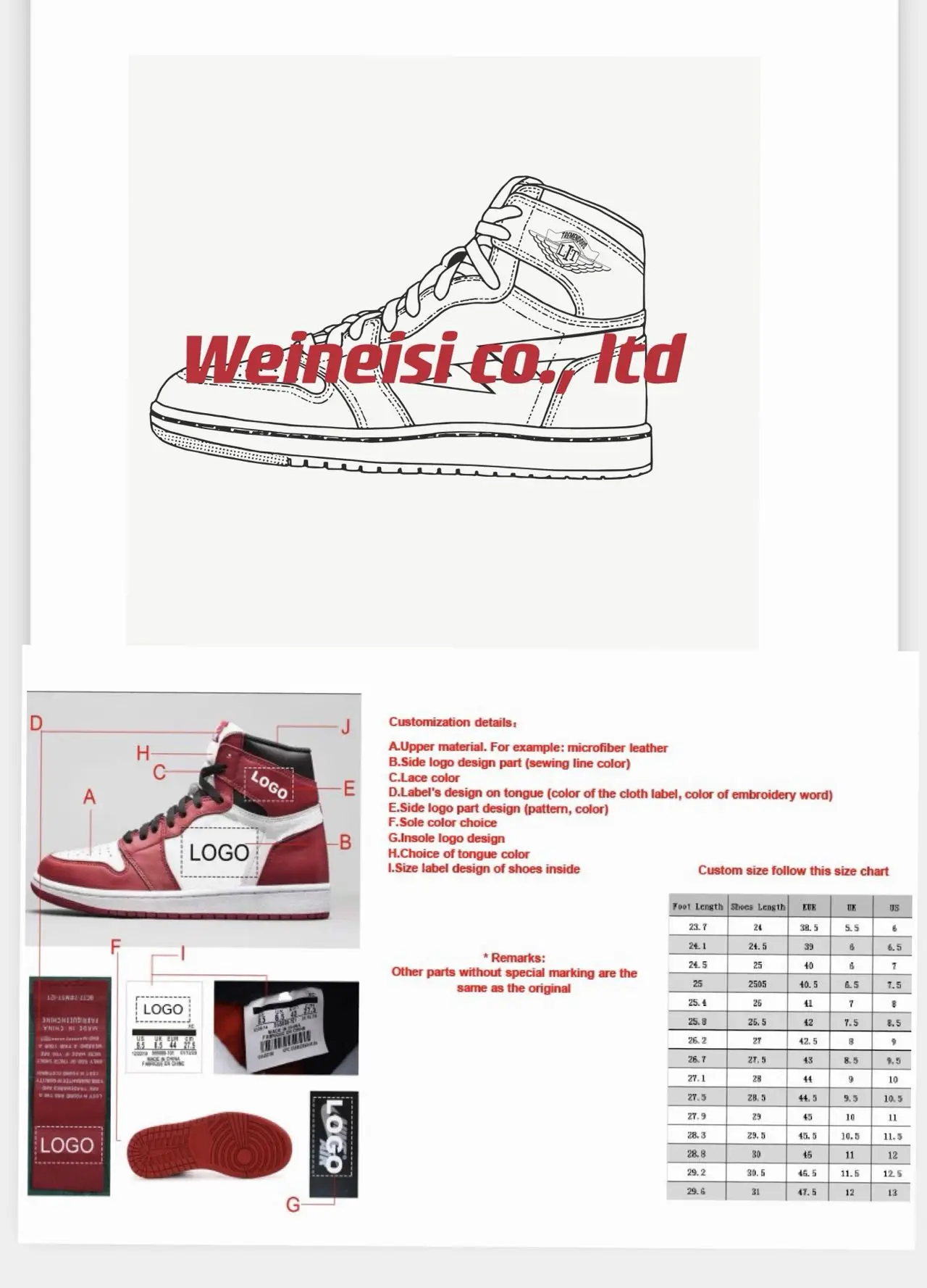 15 DAYS SAMPLE Customized Logo Brand Basketball  Multicolor Basketball Customized  Running Shoes Dropshipping