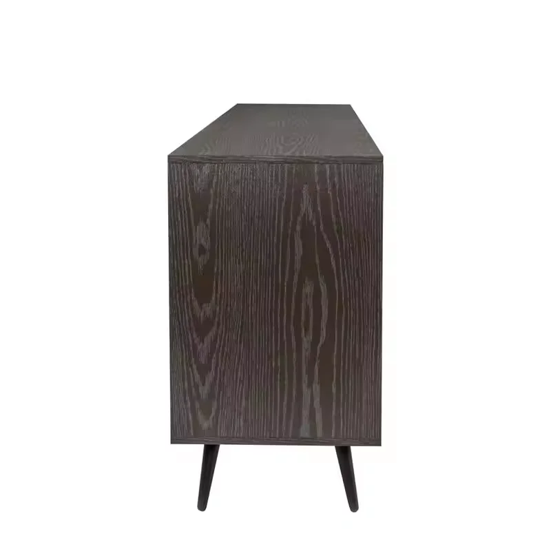 Mid-Century Wood Modern Entertainment modern tv stand Center Adjustable Storage Cabinet Tv Stands Designs