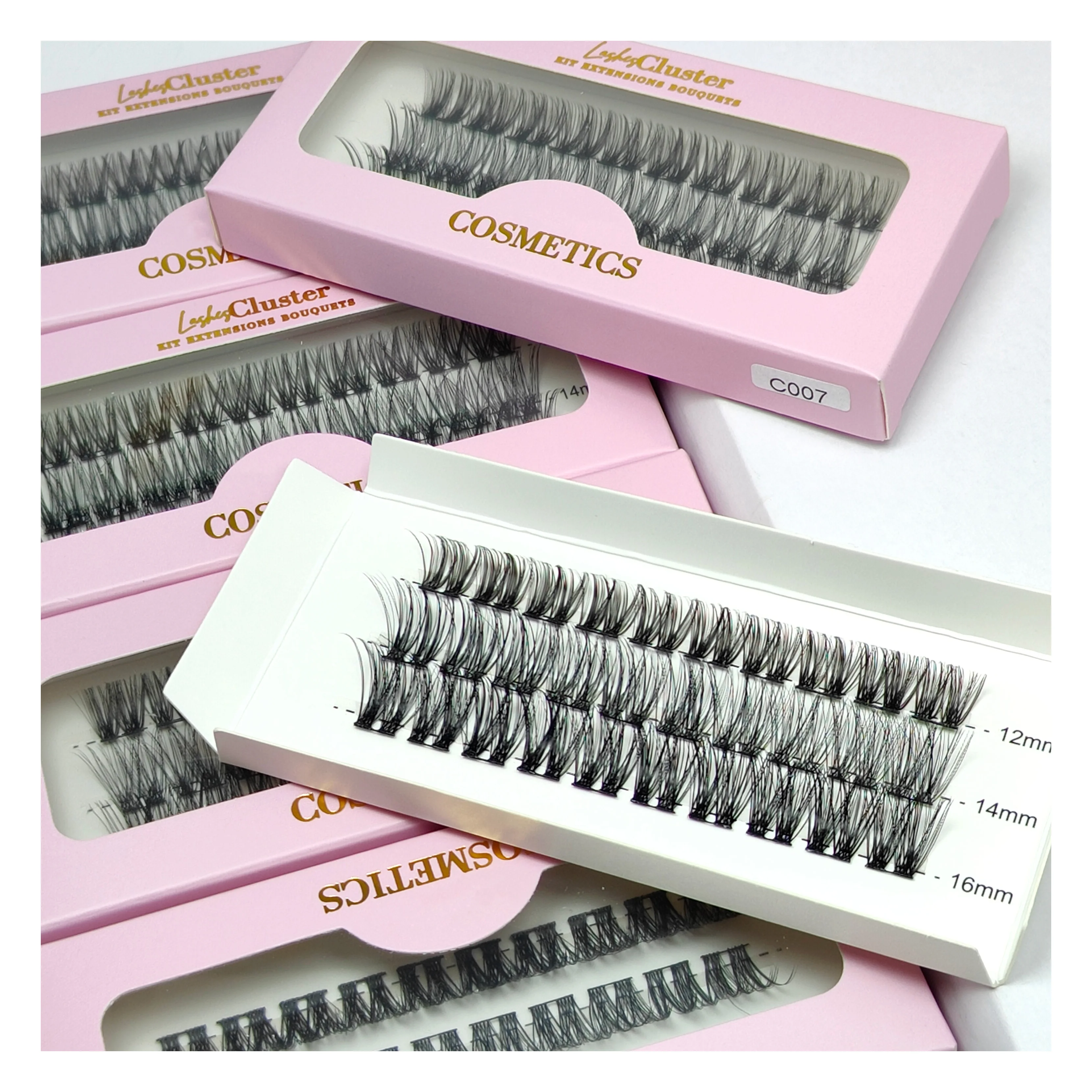 Beauty Eyelashes Vendor DIY Cluster Lashes Wholesale Eyelash Extensions Segmented Lash Clusters