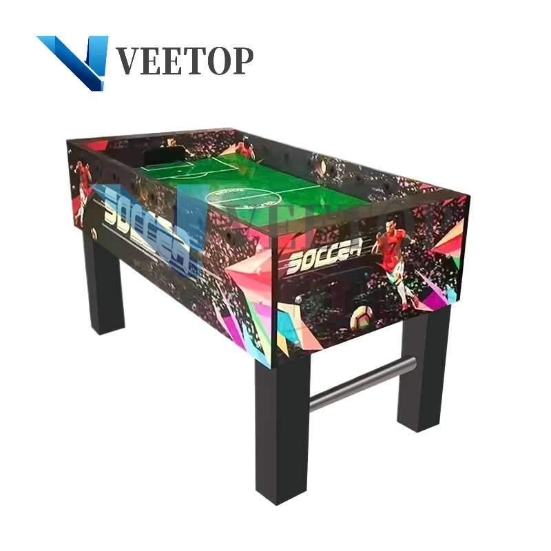Veetop Amusement Entertainment Simulate Football Gaming Equipment Mini Football Arcade Game Machine Table For Sales
