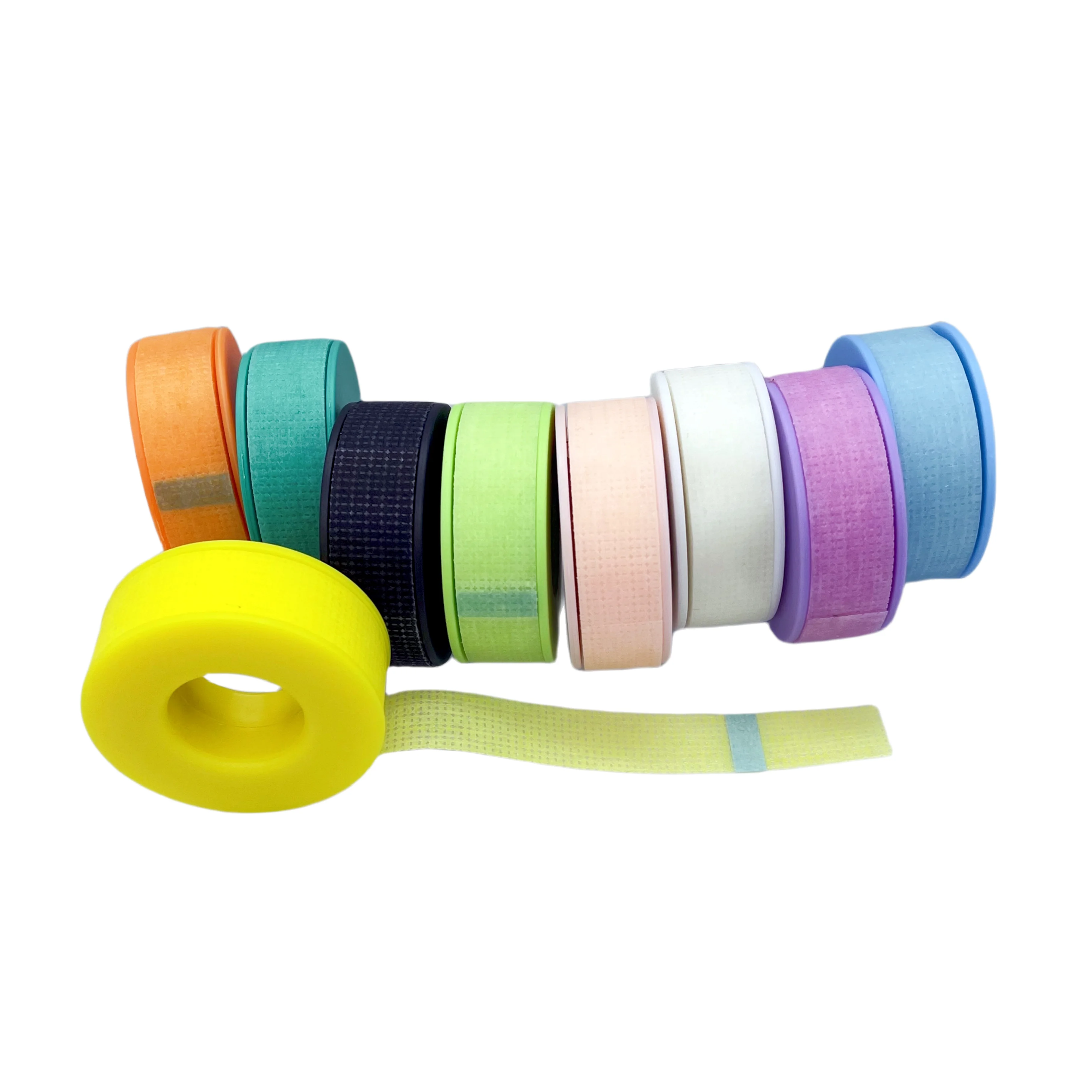 New design eyelash extension lash supplier yellow silicone gel sensitive lash tape