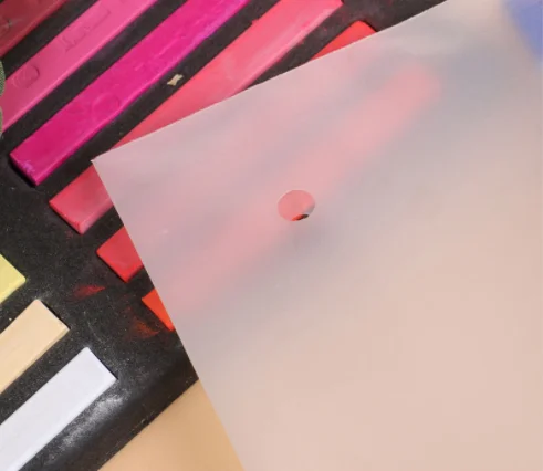 Socks and clothes packaging bags frosted pe zipper bags