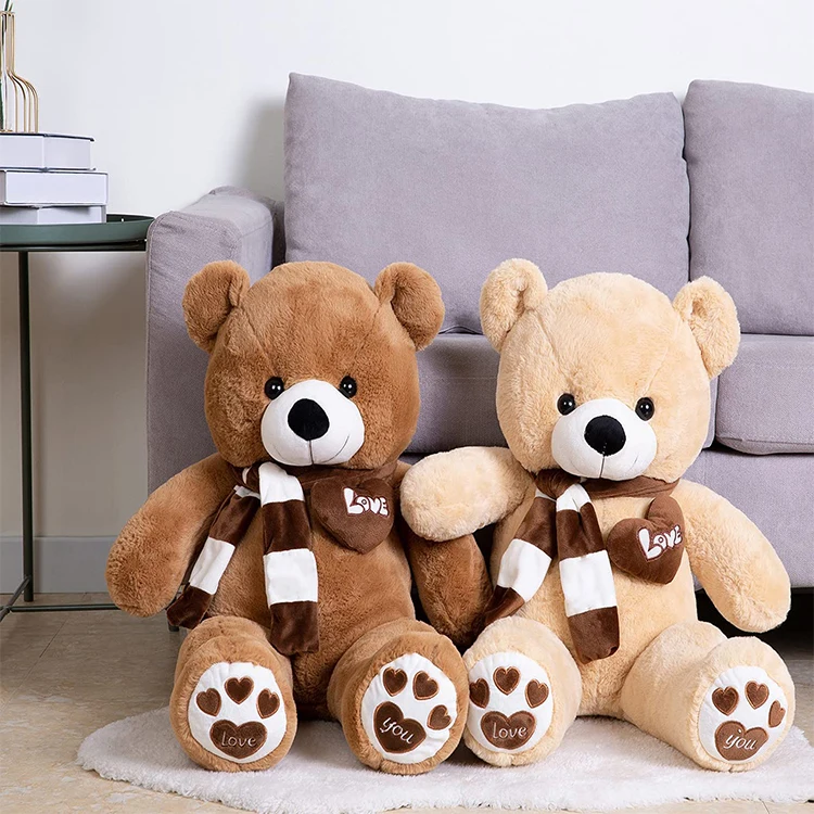 Popular And Fashionable 160 Cm Lovely Soft Plush Teddy Bear Toy Fluffy Skin Animals Toys Skin