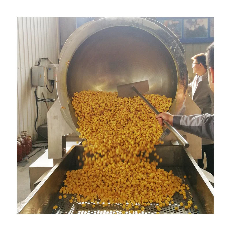 Automatic Commercial Electric Popcorn Machine Gas Heated Popcorn Machine Popcorn Making Machine for Supply
