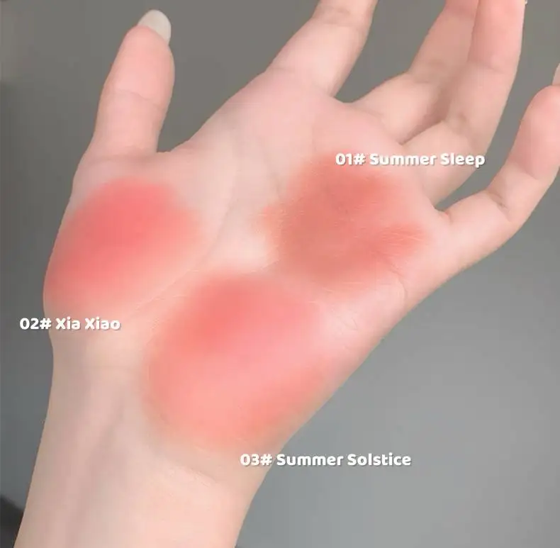 Wholesale high quality lip and cheek Blush Mud Velvet Super Matte Blush Cream Waterproof Moisten Smooth Makeup Blush palette