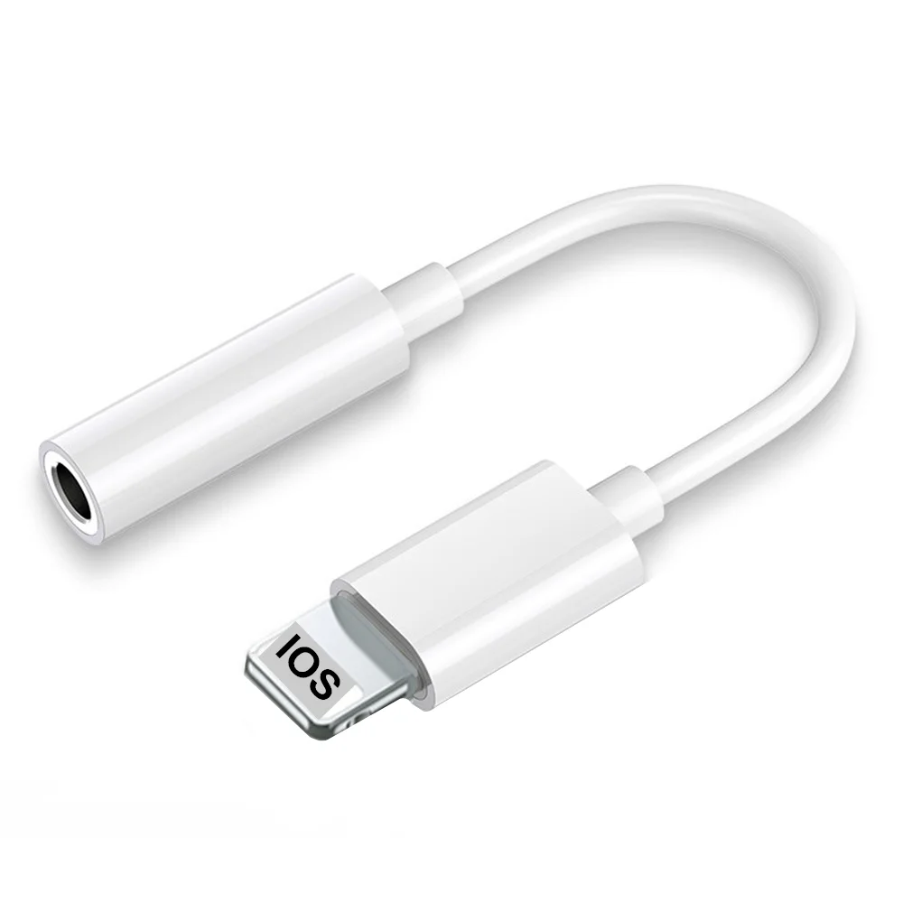  Аудиоадаптер для наушников otg разветвитель apple 8pin до 3 5 мм разъем aux Кабель-адаптер