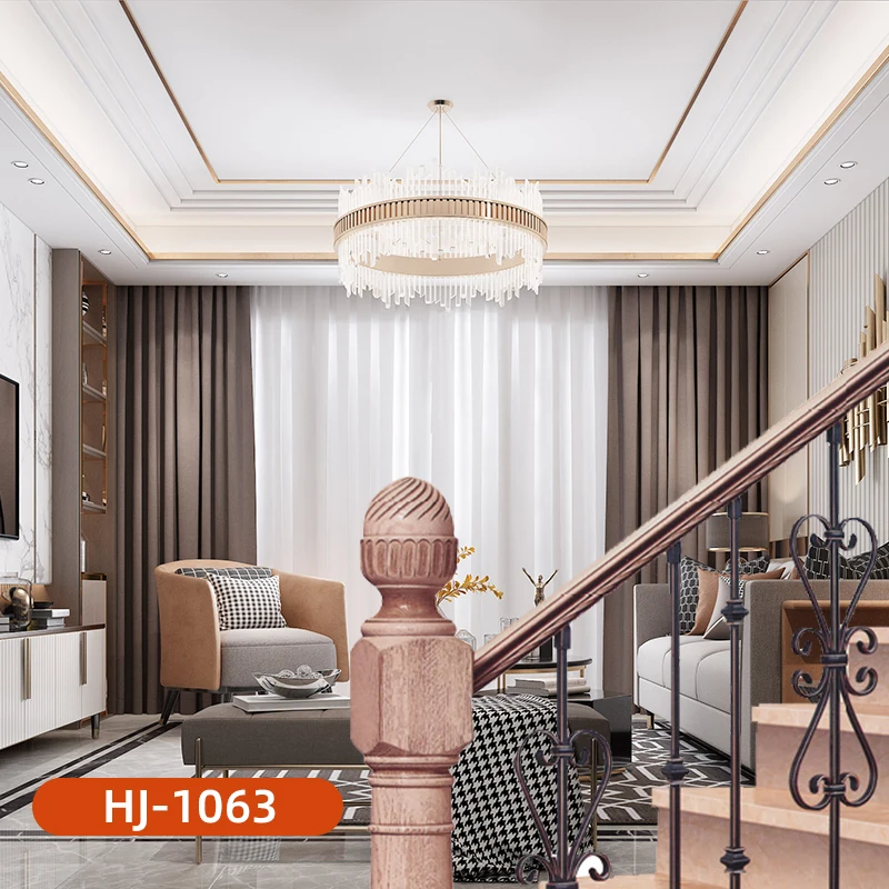Favourable price popular iron grill design for balcony laser cut staircase handrail wrought iron fence railing