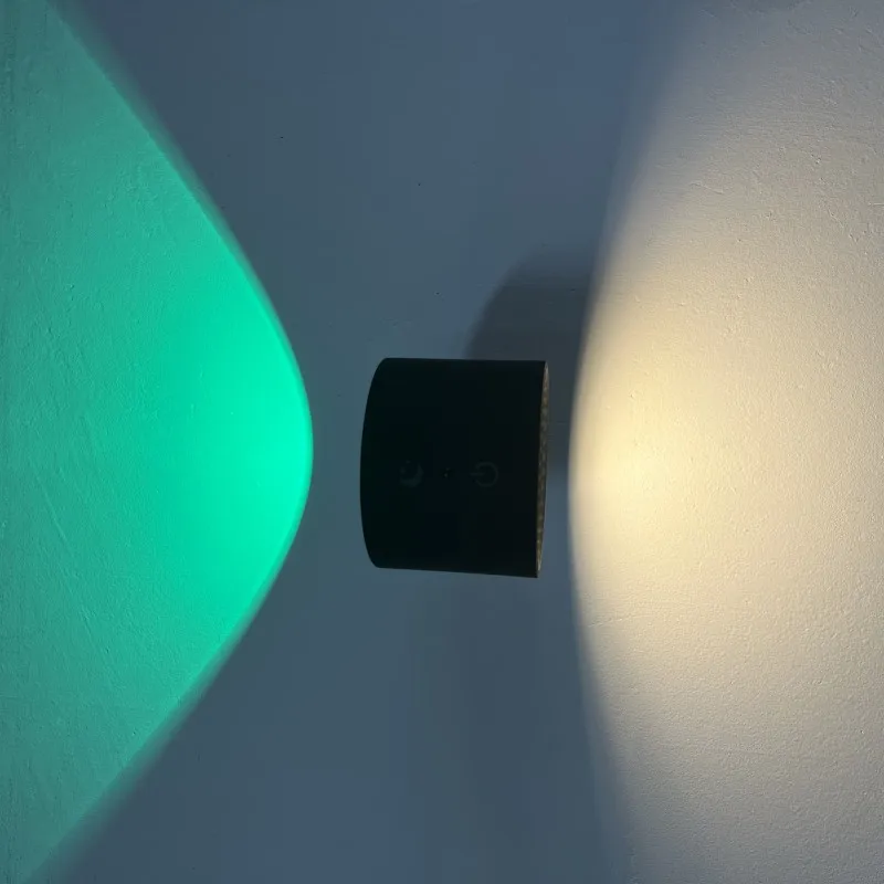 Rechargeable Touch Bedside Magnetic Wall Lamp Light Wireless With Remote Control Stepless Dimming