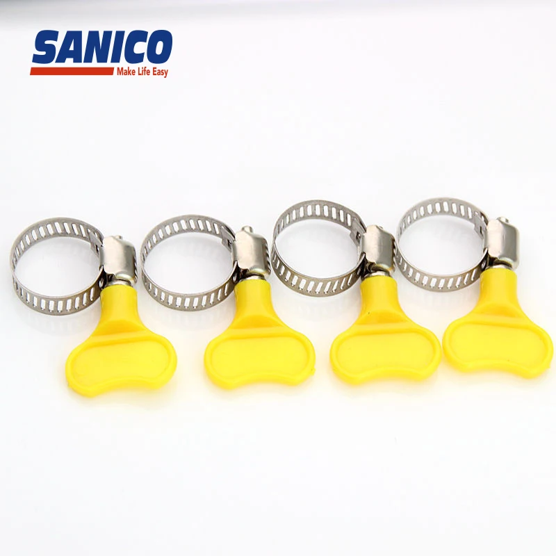 Adjustable Small Stainless Steel Hose Clamps For Tube Fastening Flexible Clip
