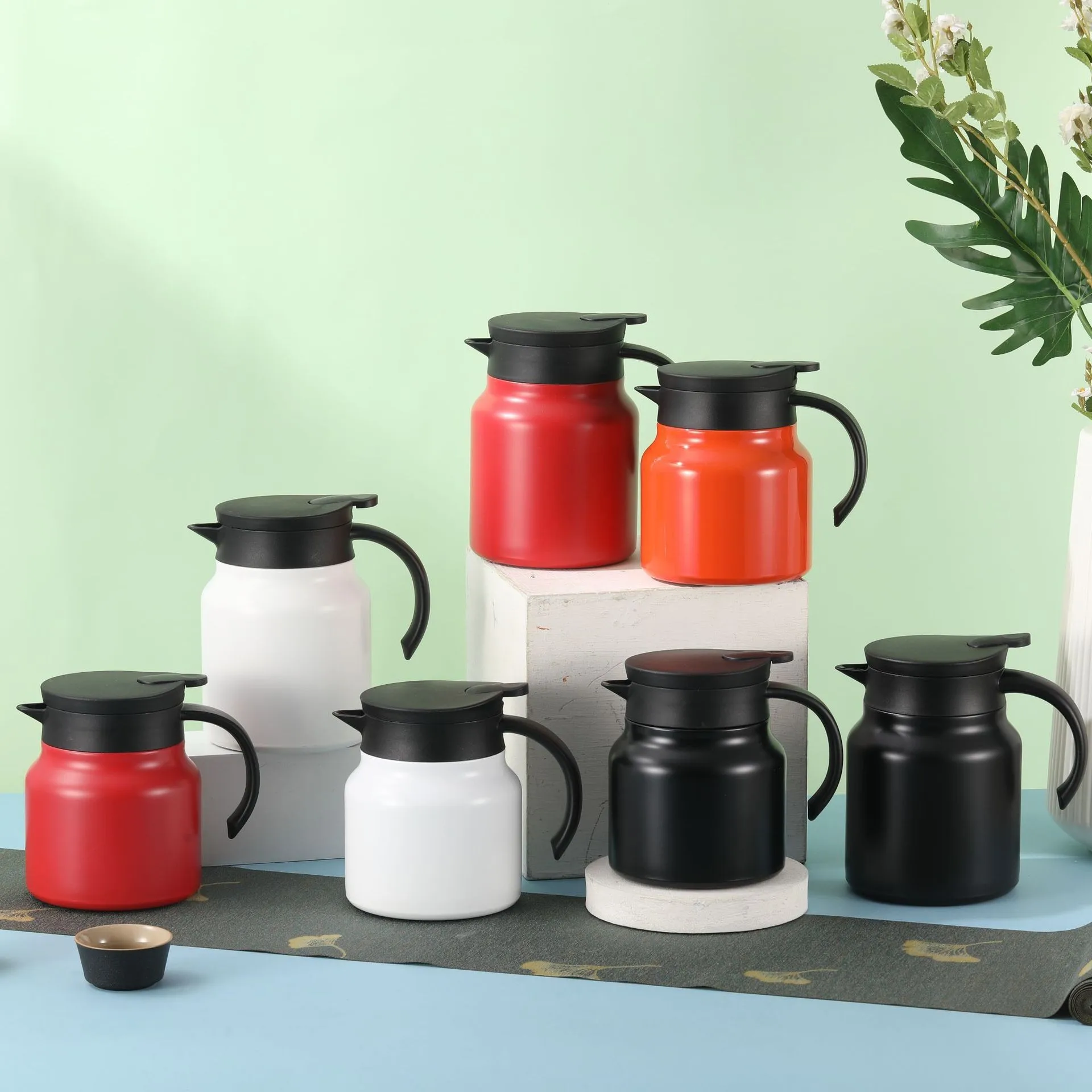 316 Stainless Steel 800ml 1000ml Large Capacity Household Insulated Kettle Tea Water Separation Coffee Pot