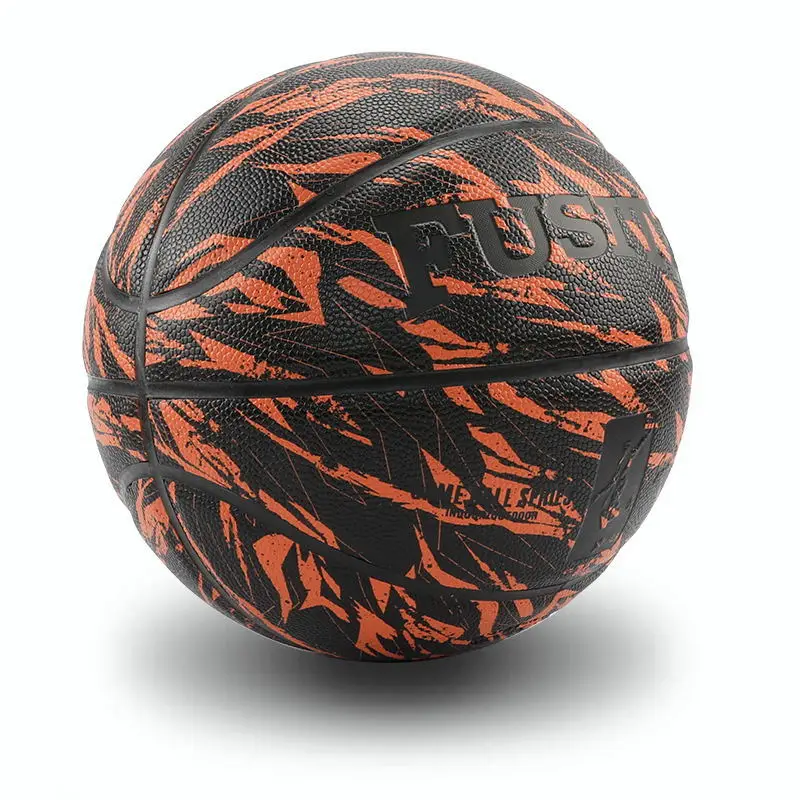 2023 New Design Official Size 5 6 7 Training Basketball Sludge Resistant PU Ball For School Match