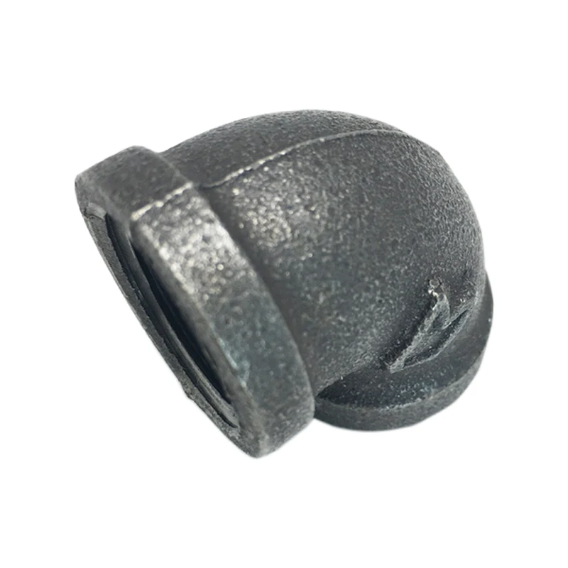 DIY Made Black Malleable Cast Iron Pipe elbow Fitting for home decoration