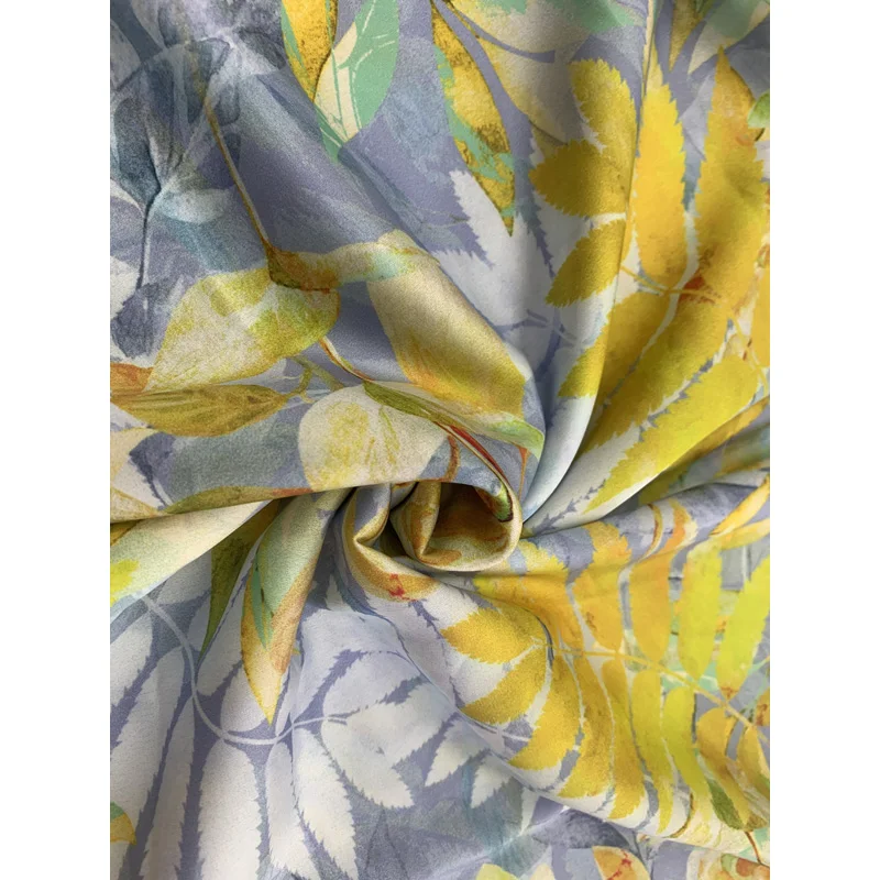 Chinese-fabrics textile soft scuba crepe material 50D stretch satin varley fabric for kids clothes