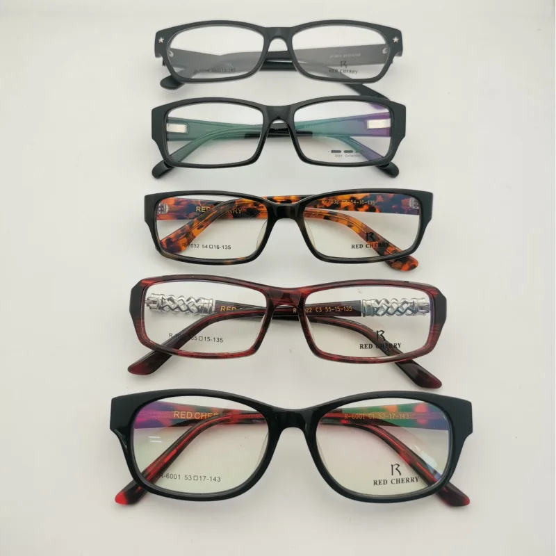Wholesale Foreign Trade Clearance Sale Mix Colors Acetate Eyeglasses Frame Square Optical Frames