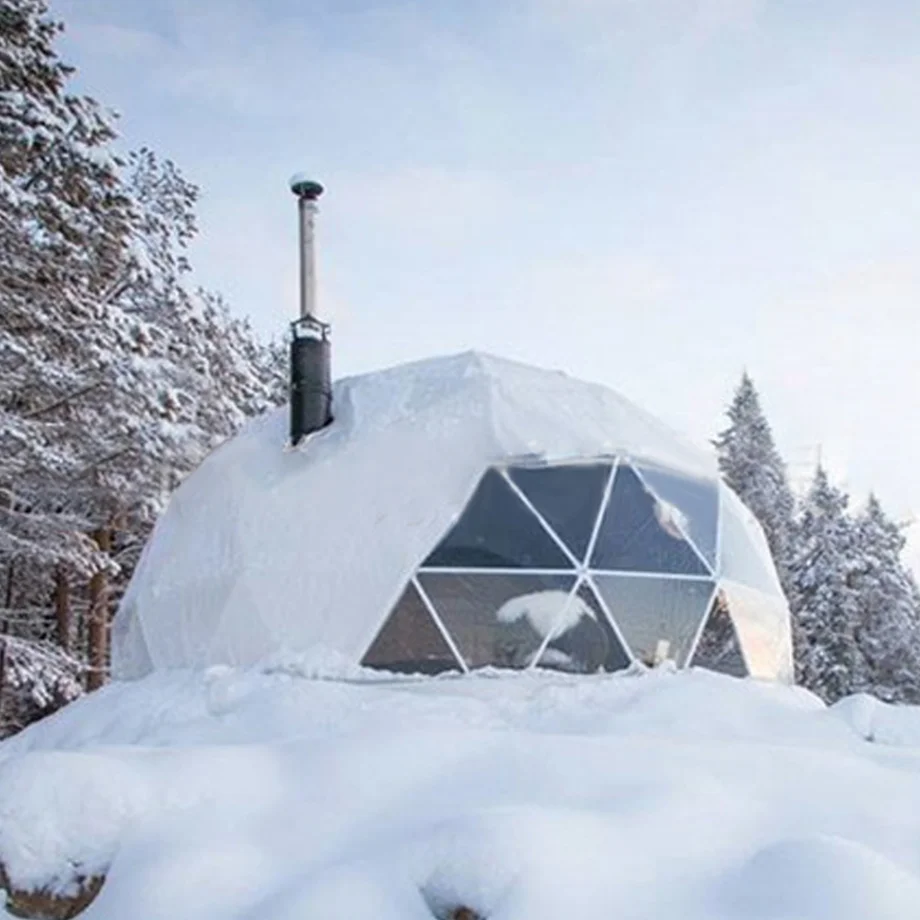  Прозрачные наружные кемпинговые геодезические купольные палатки igloo 4 м 5 6 7 8 Купольный