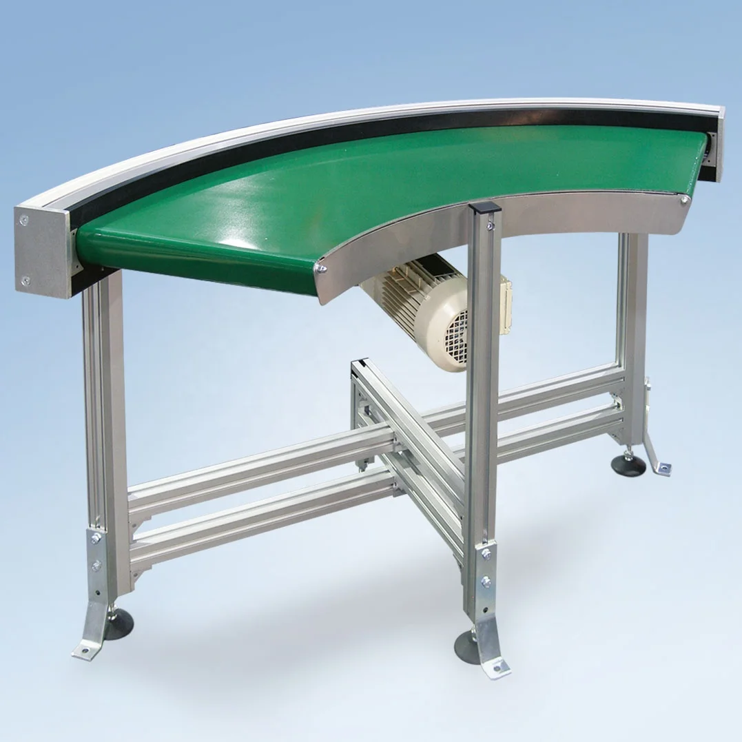 High quality powered Circular belt transport belt conveyor systems