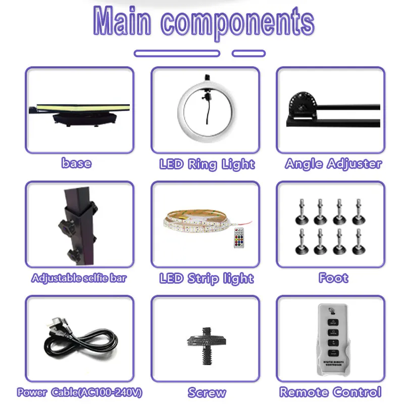 68 80 100 120 Cm Custom photobooth 360 appareil photo both prix camera video foto fotobooth 360 photo booth pour 6 personnes for 4 people