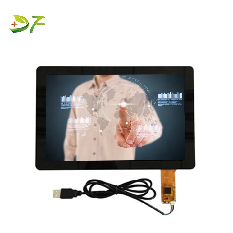 
Popular sales 10.1 lcd 1024x600 ILI2511 chips capacitive touch screen with USB interface 