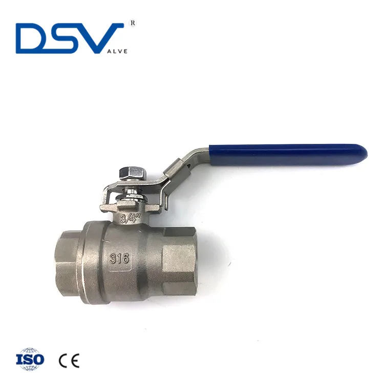 Шаровой кран DSV Brand 1000 WOG CF8M 2 PC 3/4 дюйма