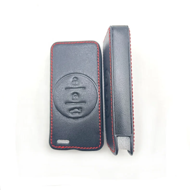 Leather Car Key Cover Case Skin For Chery Tiggo 7 Pro Tiggo 8 Pro Arrizo 5 EQ7 5x 3x Gx Remote Wallet Key Fob Accessories