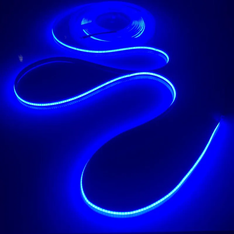 ip67 cob led strip 24v warm white 3000k waterproof outdoor 608leds 10mm led cob strip for home decorations