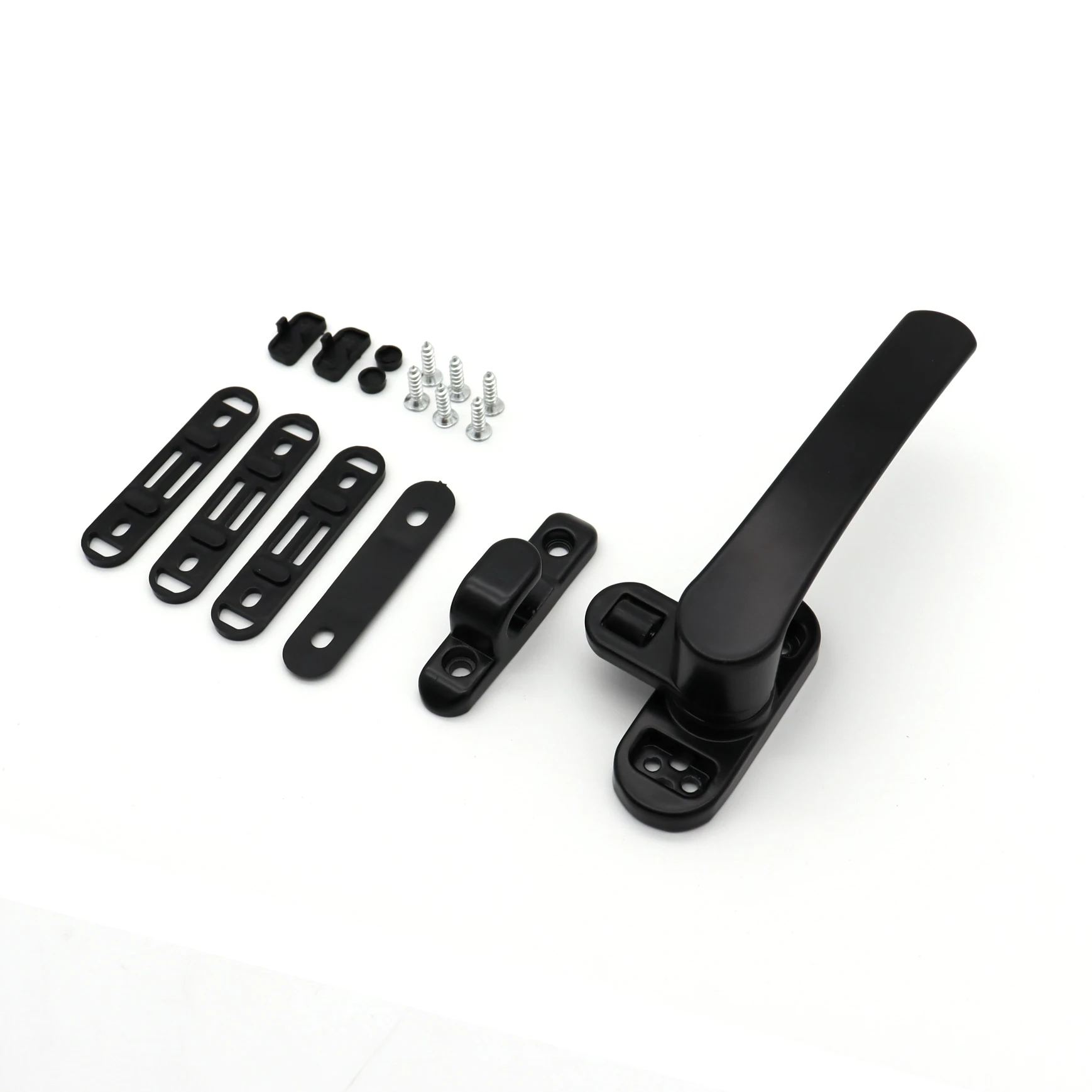 wholesale black aluminum Handle Door Black Roller Flat Handle Upvc Casement Window Lock Handle For Aluminum Windows